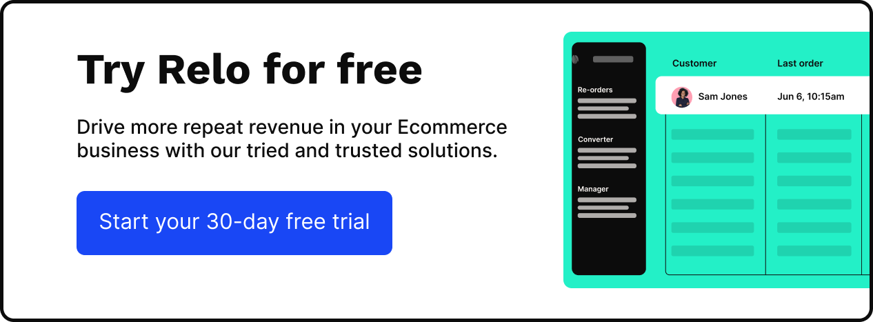 Try Relo for free. Start your 30-day free trial